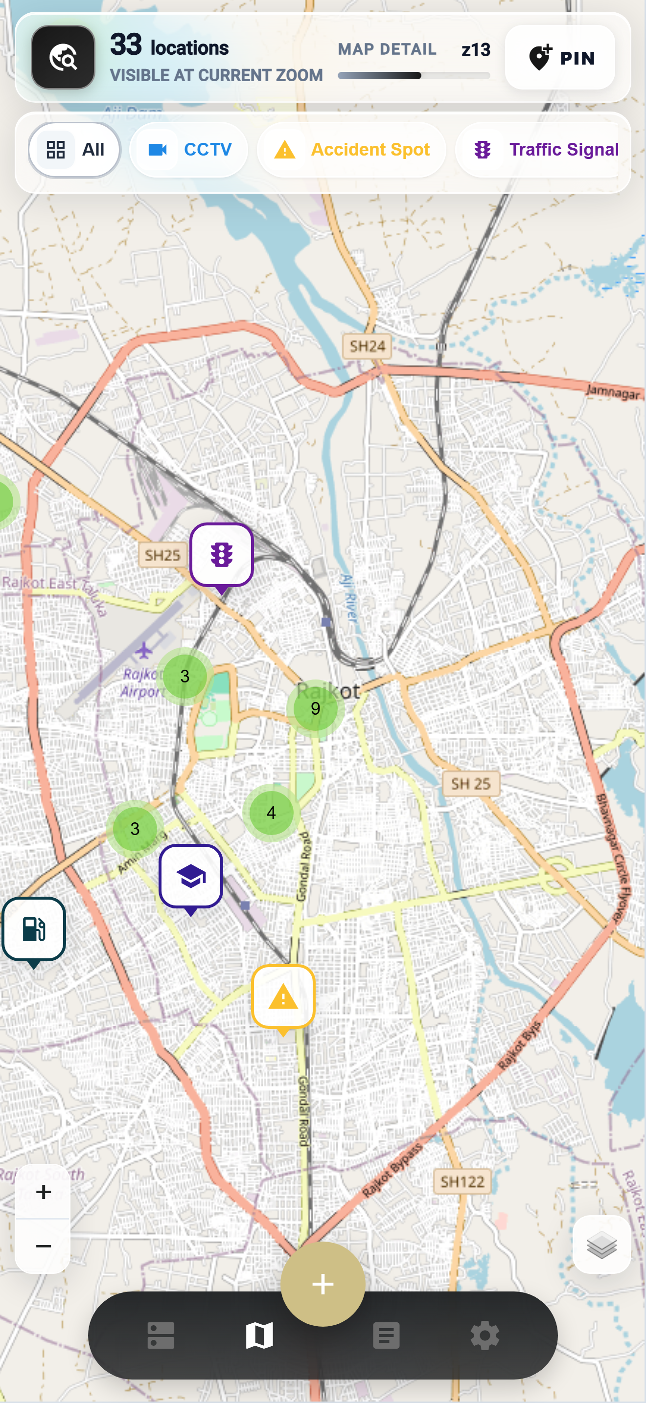 TejasView map